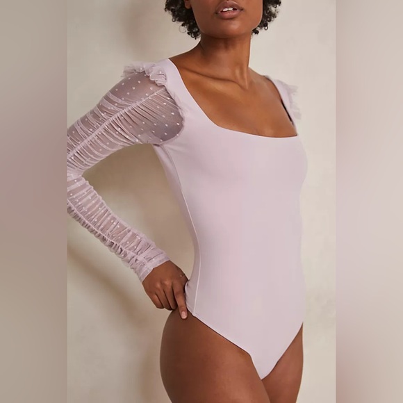 Free People Women’s Black Must be Love Bodysuit - Picture 7 of 16